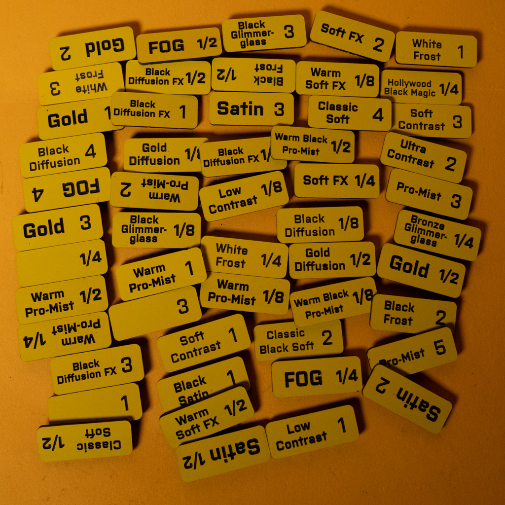 A ton of filter tags