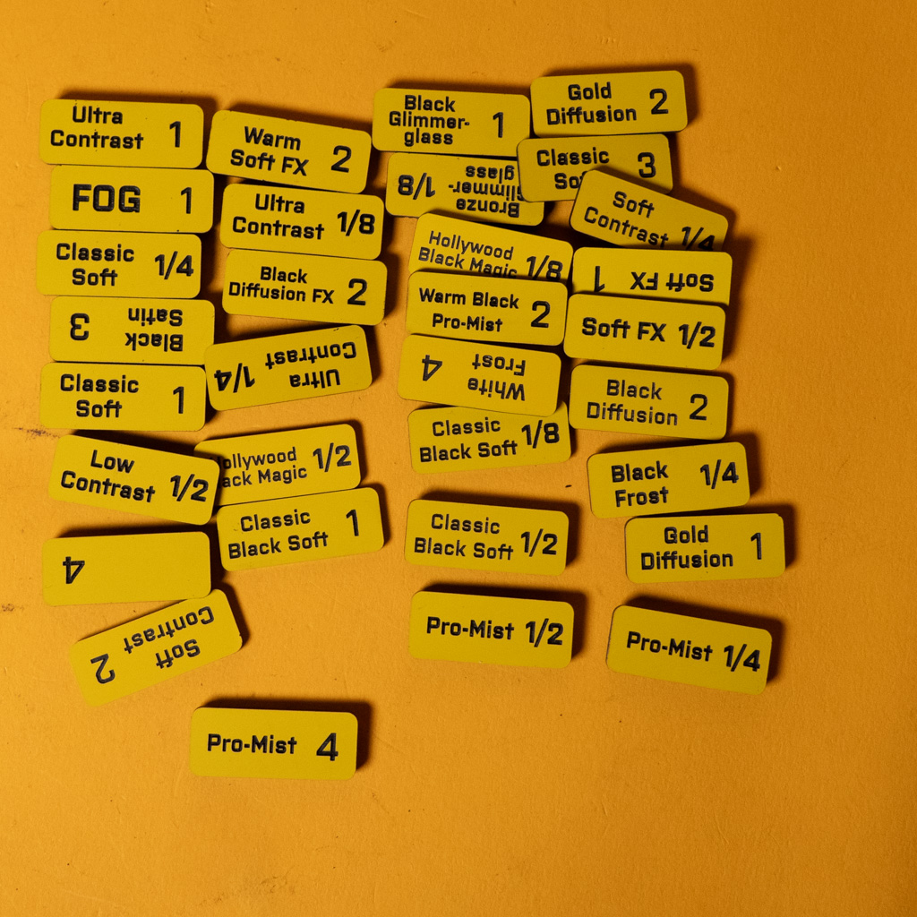 A ton of filter tags