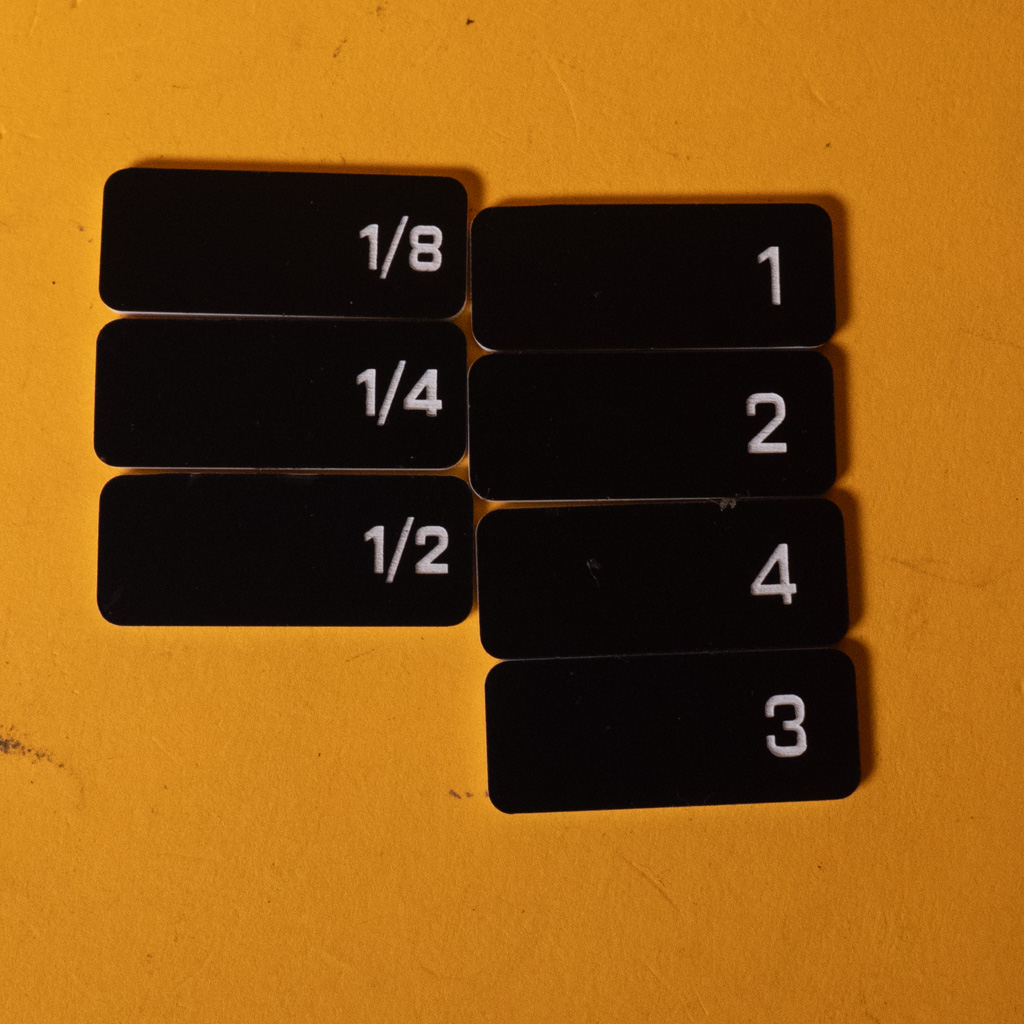 Filter tag BLANK set Black