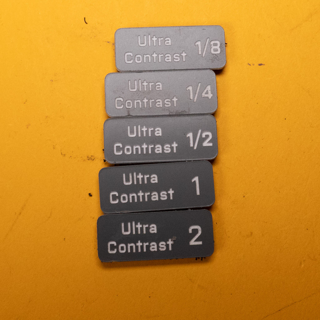 Filter Tag Set ultra contrast Grey