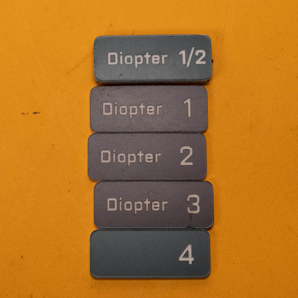 [K30550] Filter tag set misc. diopter
